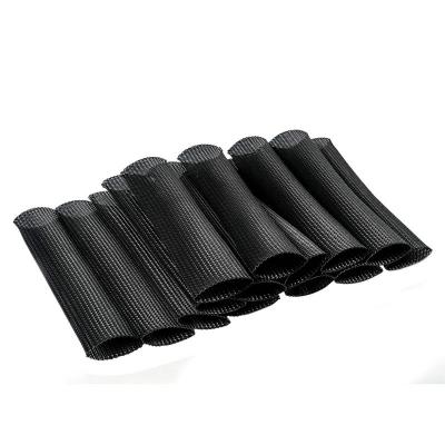 Guaina Termorestringente Intrecciata In Tessuto 2:1 - Protezione Dall'Abrasione Per Cablaggi, Diametro 3/8", 4.9 Metri, Autoestinguente, Flessibile