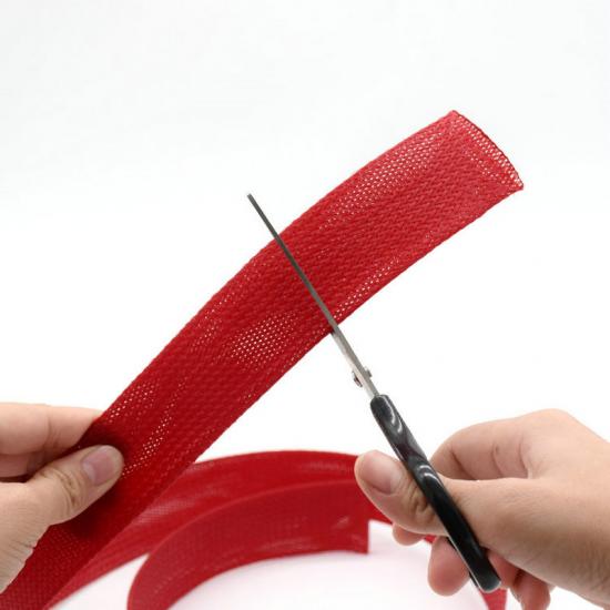 Clean cut expandable sleeving