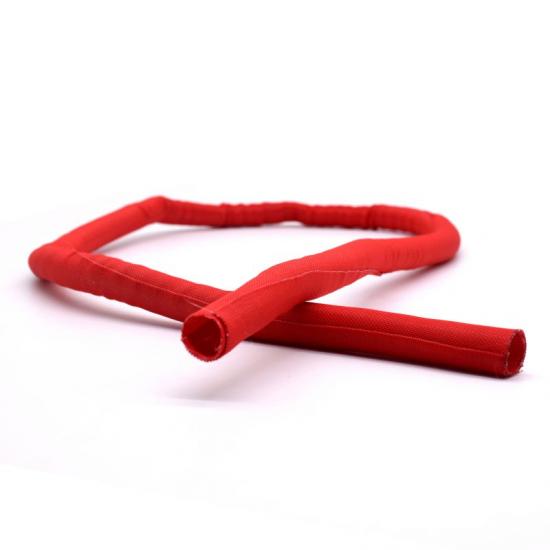 imbracatura tubolare divisa rossa intrecciata
