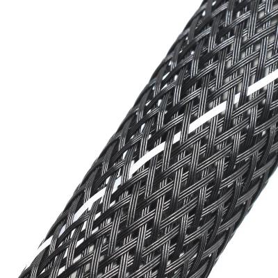 Flame retardant expandable braided sleeving