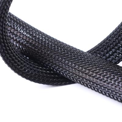 Guaina intrecciata espandibile in PET ad alta resistenza all'abrasione