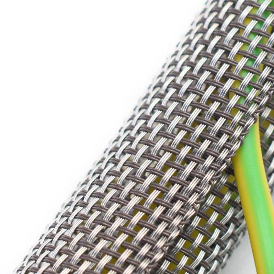 Anti-chew braided cable sleeve