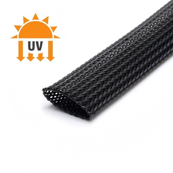 La guaina intrecciata in PET MJ FLEX supera con successo il test di invecchiamento agli UV di 1000 ore secondo ISO 4892-2
